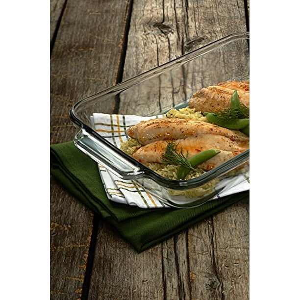 Anchor Hocking Oven Basics Glass 2 Quart Clear Rectangle Baking Dish