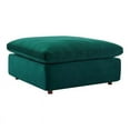 thumbnail image 4 of Modway Commix Down Filled Overstuffed Performance Velvet Ottoman in Green, 4 of 7