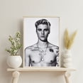 thumbnail image 4 of Pósteres e impresiones del popular cantante Justin Bieber, pintura en lienzo, arte de pared, imágenes HD para dormitorio, decoración del hogar, regalo para fanáticos de Justin, 4 of 5