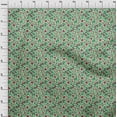 thumbnail image 4 of oneOone Cotton Cambric Mint Green Fabric Asian Suzani Fabric For Sewing Printed Craft Fabric By The Yard 56 Inch Wide, 4 of 5