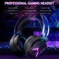 thumbnail image 6 of Wireless Gaming Headset for PS5/PS4/Nintendo Switch/PC - 2.4GHz & Bluetooth 5.3 Gaming Headphone with Noise-Canceling Mic & 7.1 Surround Sound, 6 of 9
