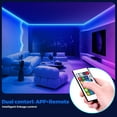 thumbnail image 3 of 15m Led Strip, Led Bedroom Multicolor Led Strip 5050 Rgb Led Light, Led Strip with Remote Control, Bluetooth App to Control the Led Strip in Synchronization with Music, 3 of 5