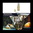 thumbnail image 4 of 1 Juego de Alarma para Acampar Al Aire Libre, Disparador de Alarma de Viaje Perimetral, Alarma Perimetral de LíNea de Viaje de Cobertura de 360°, Amarillo Desierto, 4 of 5