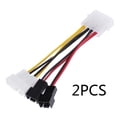 thumbnail image 3 of 2 Uds Conector Adaptador Cable Alimentación Ventilador 4 Pines A 3 12v * / 5v, 3 of 4