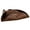 Brown, variant on Pirate Hat Brown Black Faux Leather Colonial Renaissance Adult Halloween Costume Cosplay Accessory – One Size