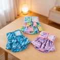 thumbnail image 4 of GASTROPOD 2026 New 3 Pack Dog Diapers Female,Reusable Pet Diapers for Female Dogs,Washable Dog Panties Diaper Skirt for Dogs in Heat,Period,Incontinence,Or Excitable Urination (Xs,Mermaid), 4 of 4