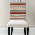 thumbnail image 3 of Boho Ethnic Chair Covers Set of 1 Pastoral Style Lines Geometric Chair Back Covers Stretch Removable Washable Slipcovers Protector for Dining Room Kitchen Party Decor, 3 of 5