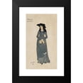 thumbnail image 2 of Léon Bakst 10x14 Black Modern Framed Museum Art Print Titled - Costume Design for Don Juan II (1901), 2 of 5