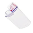 thumbnail image 4 of 2 Pieces Rice Container Cereal Grain cereal dispenser box Storage Box with Cap 2kg Moisture-proof Rice Plastic Dispenser, 4 of 8