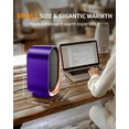 thumbnail image 6 of Space Heater, Portable Heater for Indoor Use, Small Electric Heaters with Overheat & Tip-Over Protection, Mini Desk Heaters for Office Bedroom Bathroom, Compact & Efficient Heating, Purple, 6 of 14