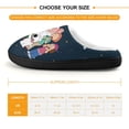 thumbnail image 2 of Family Guy Logo Kid's Cotton Slippers Winter Warm Soft Plush Slippers with Rubber Sole Non-Slip Indoor Outdoor Slip on Shoes Fluffy House Slippers For Boys Girls Teen, 2 of 8