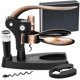 thumbnail image 1 of Sacacorchos Kit de abridor de botellas de vino de acero inoxidable, incluye vertedor de decantador de vino, tapón de aleación de botella de vino, cortador de papel de aluminio Zefei Wu 8390615157445, 1 of 5