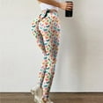 thumbnail image 3 of Women Printing High Waist Stretch Strethcy Fitness Leggings Yoga Pants Womens Activewear, 3 of 4