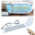 thumbnail image 3 of Mohsoe Bubble Spa Bath Mat | 6-Level Adjustable with Remote Control, 400W Bubble Machine (White), 3 of 9