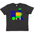 thumbnail image 3 of Inktastic Cute Colorful Train Youth T-Shirt, 3 of 5