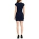 thumbnail image 3 of Vestido Bodycon Mini de Ajuste Slim con Manga Corta para Mujeres, Ideal para Trabajo y Oficina, Talla XL, Azul Oscuro, 3 of 7