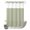 Sage,Green, variant on No Hook Shower Curtain, Modern Simple Lines Shower Curtains for Bathroom with See Through Top Window, Rustic Leaf Vertical Stripes Navy Blue Waterproof & Washable Bath Curtain Standard 72"x72"
