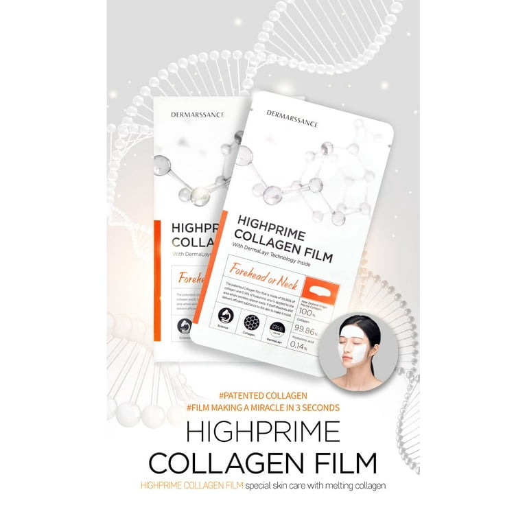 DERMARSSANCE Highprime Collagen Film for Forehead or Neck - Skin