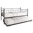 thumbnail image 2 of Castle Place Twin Metal Daybed with Trundle, Black, Contemporary Style, 2 of 5