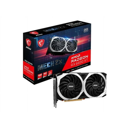 MSI Mech Radeon RX 6600 XT 8GB GDDR6 PCI Express 4.0 ATX Video Card RX 6600 XT MECH 2X 8G OC (Factory Refurbished)