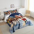 thumbnail image 4 of Manfei Kawaii Santa Claus Bedding Comforter Set for Teens, Magic Jungle Rindeer Twin Comforter Sets, Merry Christmas Reversible Bedding Set, Breathable Home Decor, 2pcs, 4 of 9