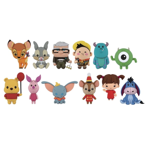 Disney 3D Figural Foam Bag Clip Series 20 Friends Mystery Pack