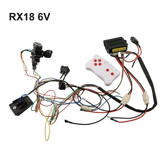 1Set Diy Wire Switch Receiver Rc Kit With 2.4G Remote Control Baby Electric Car Controller For Kids Electric Car Modified