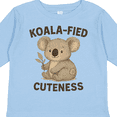 thumbnail image 4 of Inktastic Adorable Koala-fied Cuteness Baby and Kids Boys or Girls Long Sleeve Toddler T-Shirt, 4 of 5