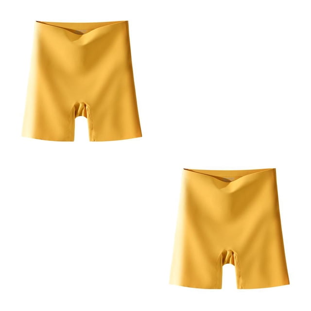 Minnieouse Pantalones de seguridad de seda sin costuras de cintura alta debajo de la medias Push Up bragas Abdomen Hip Lift ropa interior de Type2 NO2