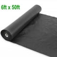 thumbnail image 1 of Garden Weed Barrier Landscape Fabric, Durable Heavy-Duty Weed Block Gardening Mat for Flower Bed, 6ft x 50ft, 1 of 6