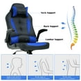 thumbnail image 6 of YRLLENSDAN Gaming Chair Video Game for Adults, Leather High Back Computer Chair with Flip-up Arms/Lumbar Support/Headrest Adjustable Desk Chairs for Computer, Women Men, 6 of 8