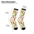 thumbnail image 2 of Fuzoiu Animals Forest Print Kids Socks For Boys Girls,Grip Crew Socks with Non Slip,Lightweight Stretch Crew Socks,Toddlers Crew Boot Socks, 2 of 5
