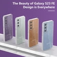 thumbnail image 6 of Glitter Case for Samsung Galaxy S23 FE 5G 6.4", with Screen Protector [2 Pack], Cute Clear Bling Sparkle Protective Slim Soft Shockproof Cover Women Girls Phone Case for Samsung Galaxy S23 FE, 6 of 8