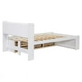 thumbnail image 7 of Triple Tree Wood Platform Kids Bed with Underbed Storage, White, 7 of 7