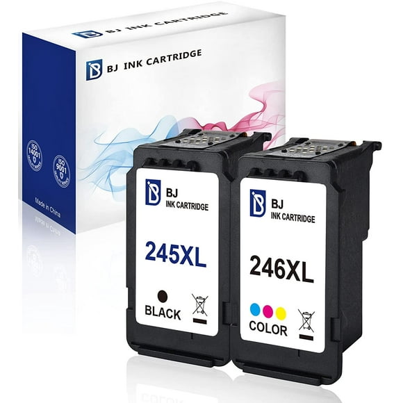 TRAHOO-Ink Cartridge Replacement for Canon PG-245XL 245 XL CL-246XL 246 XL Work with Canon Pixma iP2820 MG2420 MG2520 MG2522 MG2920 MG2922 MG2924 MG3022 MX490 MX492 TS3129(1 Black,1 Tri-Color)