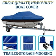 BLUE, GREAT QUALITY BOAT COVER Compatible for LEGEND BOATS 164 XCITE SC 2004