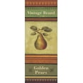 thumbnail image 2 of Poloson, Kimberly 8x14 White Modern Wood Framed Museum Art Print Titled - Golden Pears, 2 of 4
