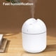 thumbnail image 4 of Humidificador de aire Continuo / Intermitente Mini Difusor de aroma con luz de niebla de niebla de luz de noche para oficina sala de estar blanco seitruly EL022379-02B, 4 of 7
