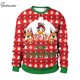 thumbnail image 3 of Sudadera con estampado de dibujos animados para hombre, suéter de cuello redondo, chándal de Navidad feo, ropa de calle para pareja, otoño, 3 of 4