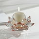 thumbnail image 4 of Candelabros de cristal con forma de flor para velas de té, decoración para Navidad, hogar, boda, fiesta, 4 of 5