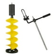 thumbnail image 6 of figatia Ice Drill Auger Ice Drill Winter Durable Ice Fishing Burrowing Aluminum Alloy with Extension Rod Sea Fishing Sturdy Ice Auger, 6 of 8