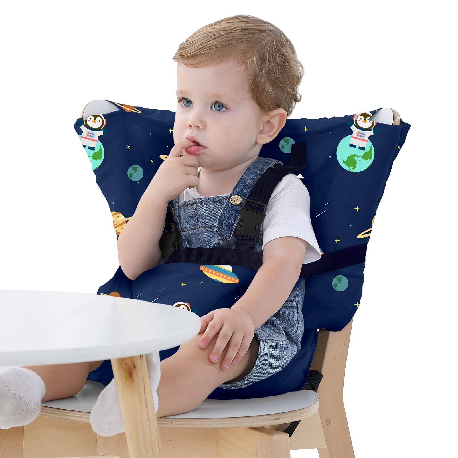 Portable High Chair Seat,Easy Seat Harness Baby Cloth Booster Seat for