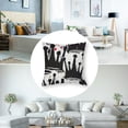 thumbnail image 5 of Throw Pillow Cover Tags Black and White Graffiti in Hip Hop Street Pillowcase Home Decorative Square Pillow Case Cushion Cover 1 set of 2 pieces, various sizes, 5 of 7