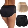 thumbnail image 4 of Falso levantador de glúteos bragas femeninas almohadilla fija glúteos artefacto melocotón glúteos Irfora Ropa interior de mujer, 4 of 7