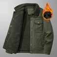 thumbnail image 2 of Men's Winter Warm Padded And Thickened With Pockets Casual Style Lapel Coat Jacket, 2 of 8