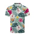 thumbnail image 5 of Men's Golf Shirt Casual Sports V Neck Ribbed Collar Short Sleeve Fashion Casual Solid Color Plain Spring & Summer Regular Fit4XL, 5 of 5