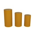 thumbnail image 2 of 3 soportes de pedestal cilíndricos para tartas, soportes cilíndricos para mesa de tartas, mesa de postres de metal, mesas cilíndricas para ceremonias Oro, 2 of 10