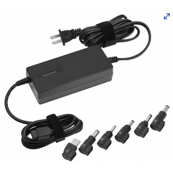 Insignia universal laptop charger - 90watts - Open Box