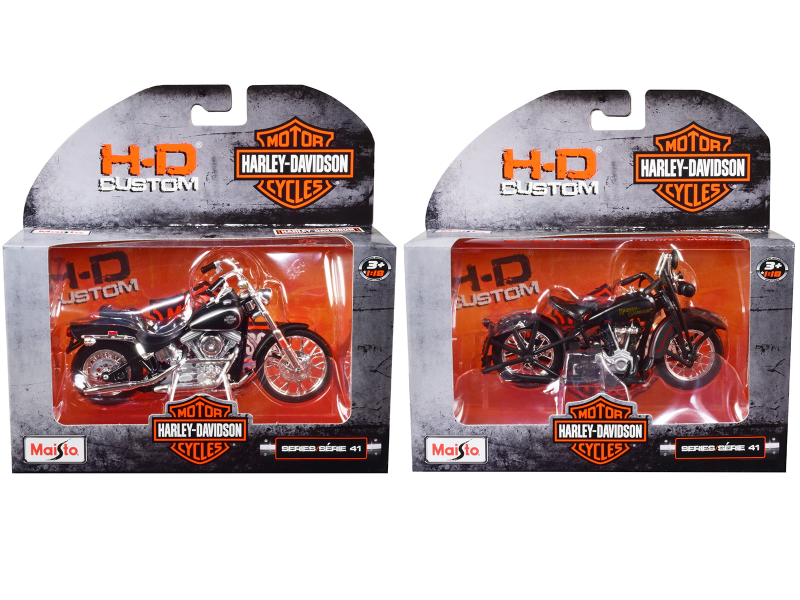 Harley Davidson Miniature Motorcycles lot of 6 - Miniature Dollhouse 1:18  scale