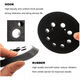 thumbnail image 4 of 2 Bases+respaldo De Velcro Para Lijadora Belug, Negro Plata, 4 of 5